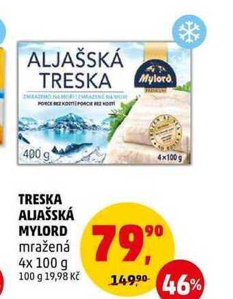 Penny Market Treska aljašská mylord, 4x 100 g nabídka