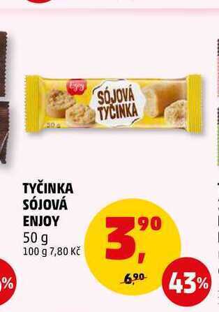 Penny Market Tyčinka sójová enjoy, 50 g nabídka