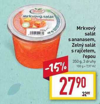 Billa Mrkvový salát s ananasem 350 g nabídka
