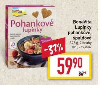 Billa Bonavita lupínky pohankové 375 g nabídka