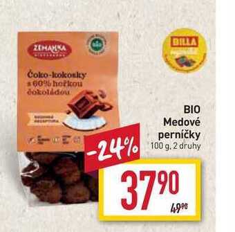 Billa Bio medové perníčky 100 g nabídka
