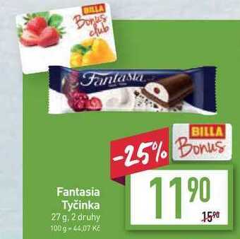 Billa Fantasia tyčinka 27 g nabídka
