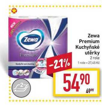 Billa Zewa premium kuchyňské utěrky 2 role nabídka