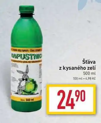 Billa Šťáva z kysaného zelí 500 ml nabídka