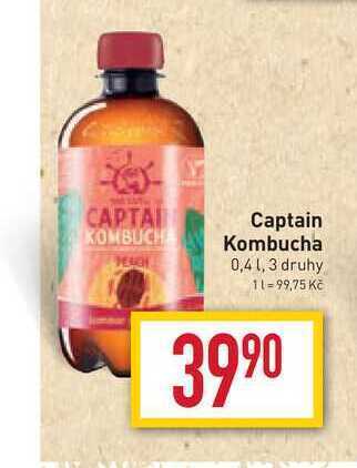 Billa Captain kombucha 0,4l nabídka