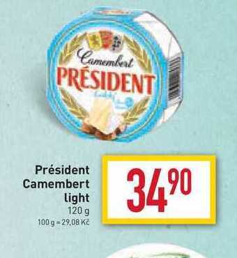 Billa Président camembert light 120 g nabídka