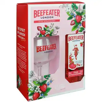 Beefeater pink 37,5 % + 1 sklenička