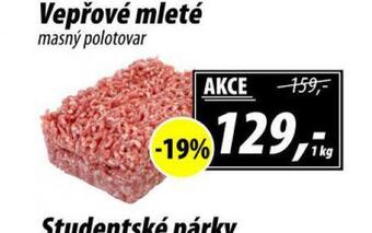ZEMAN Vepřové mleté nabídka