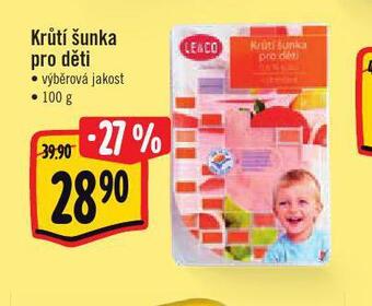 Albert Krůtí šunka pro děti nabídka