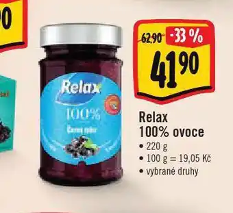 Albert Relax 100% ovoce nabídka