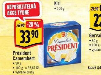 Albert Président camembert nabídka
