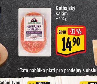 Albert Gothajský salám nabídka