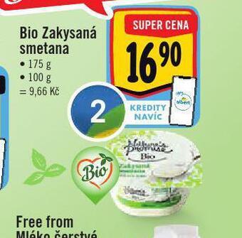 Albert Bio zakysaná smetana nabídka
