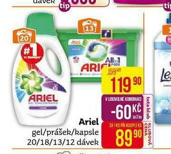 Teta Ariel prací prostředek nabídka