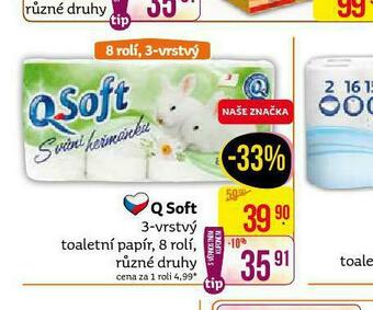 Teta Q soft toaletní papír nabídka