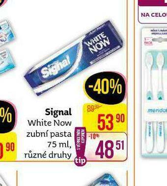 Teta Signal white now zubní pasta nabídka