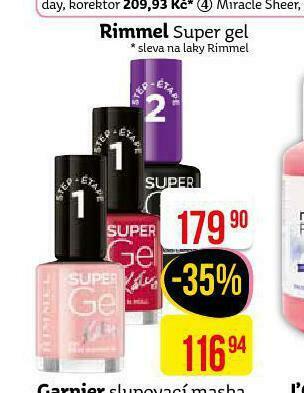 Teta Rimmel super gel lak na nehty nabídka