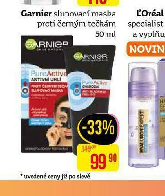 Teta Garnier slupovací maska proti černým tečkám nabídka