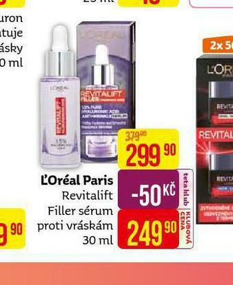 Loreal paris eevitalift filler sérum proti vráskám