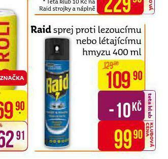 Teta Raid sprej proti lezoucímu hmyzu nabídka