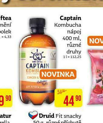 Captain kombucha nápoj