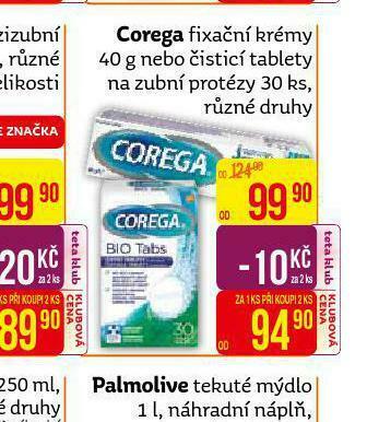 Teta Corega fixační krémy nabídka