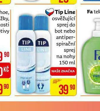 Teta Tip line osvěžující sprej do bot nabídka