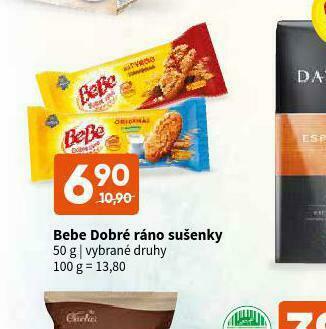 Terno Bebe dobré ráno sušenky nabídka
