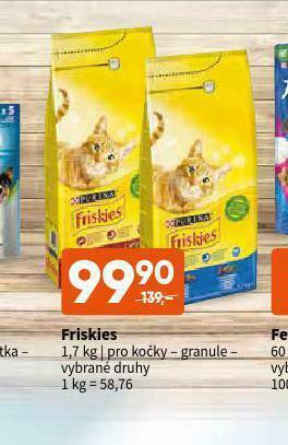 Terno Friskies granule pro kočky nabídka