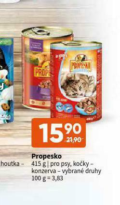 Terno Propesko konzerva pro kočky nabídka