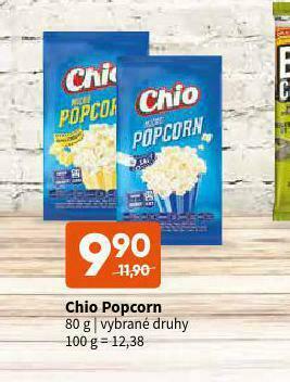Terno Chio popcorn nabídka