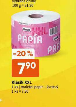 Terno Klasik xxl toaletní ppaír nabídka