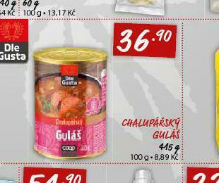Terno Chalupářský guláš nabídka