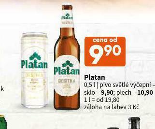 Terno Pivo platan nabídka