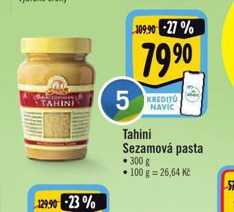 Albert Tahini sezamová pasta nabídka
