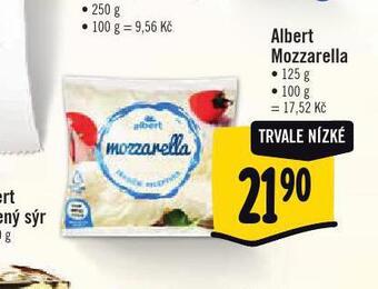 Albert Mozzarella sýr nabídka