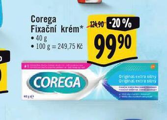 Albert Corega fixační krém na zubní náhrady nabídka