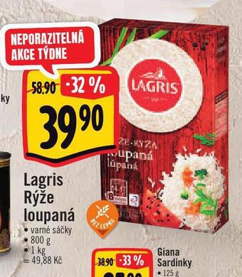 Albert Lagris rýže nabídka