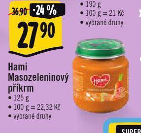 Albert Hami masozeleninový příkrm nabídka