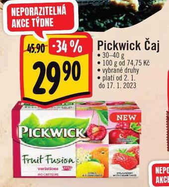 Albert Pickwick čaj nabídka