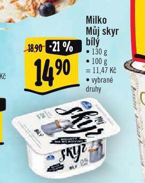 Albert Milko můj skyr nabídka