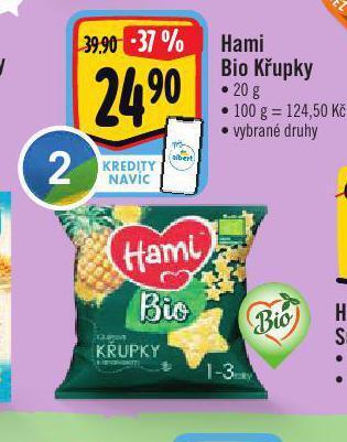 Albert Hami bio křupky nabídka