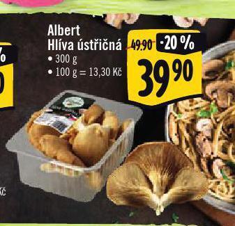 Albert Hlíva ústřičná nabídka