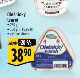 Albert Olešnický tvaroh nabídka