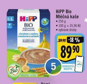 Albert Hipp bio mléčná kaše nabídka