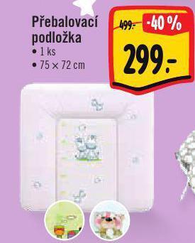 Albert Přebalovací podložka nabídka