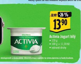 Albert Activia jogurt nabídka