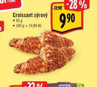Albert Croissant sýrový nabídka