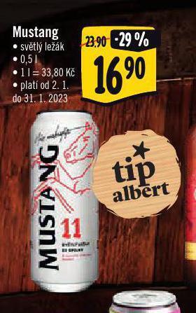 Albert Pivo mustang nabídka