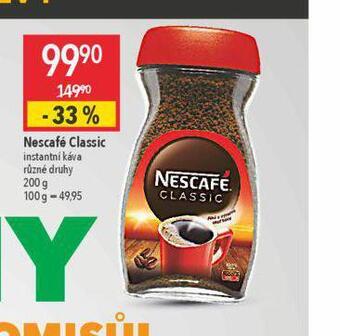 Globus Nescafé classic instantní káva nabídka